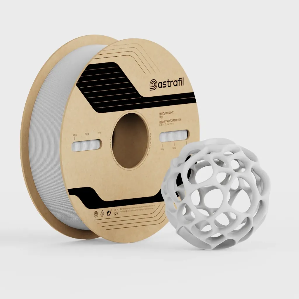 [90104000001] ASTRAFIL TPU 3D Printing filament 1,75mm (BLANC PUR)